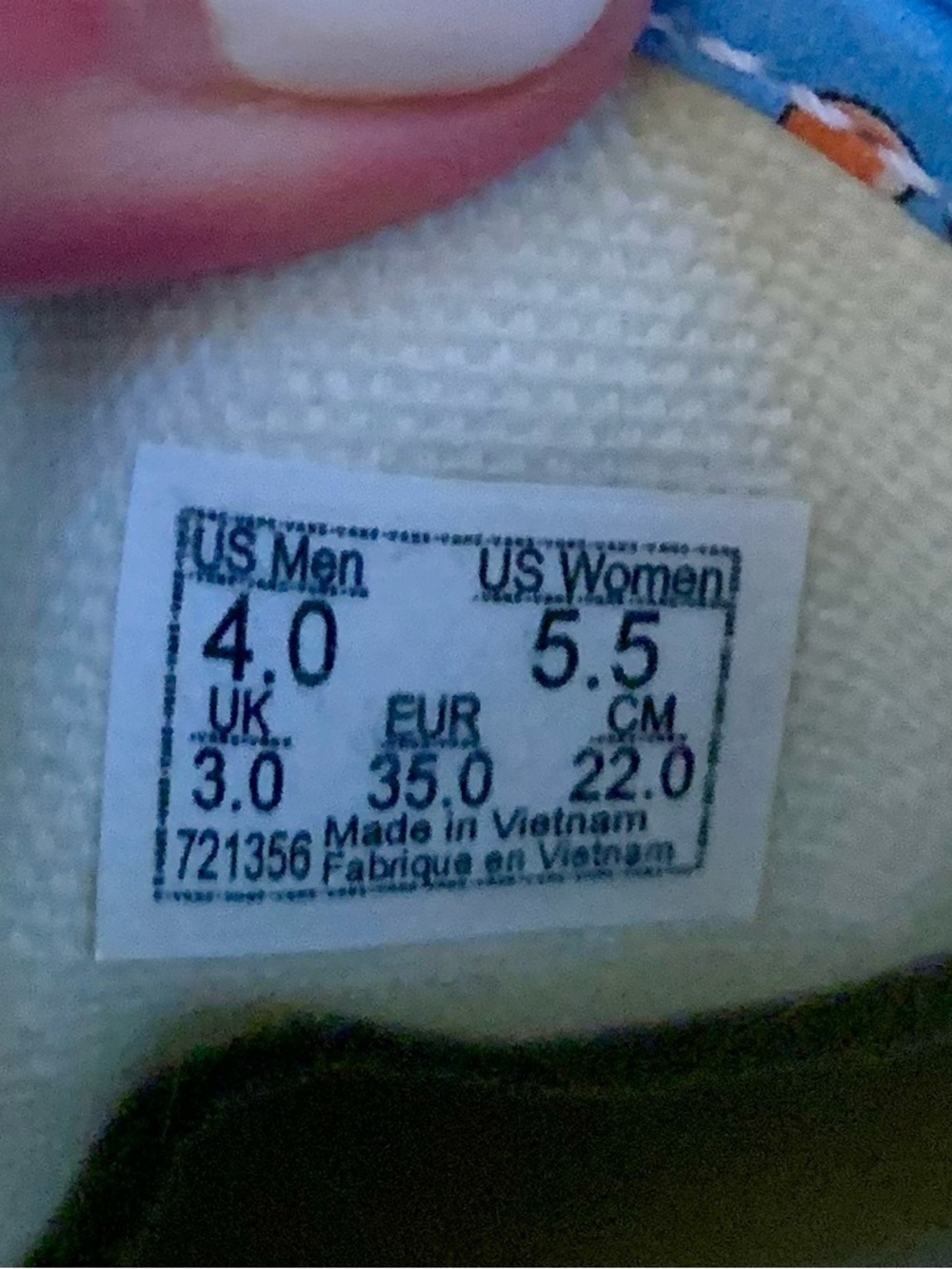 VANS LIBERTY FLORAL OLD SKOOL SNEAKERS 5.5 - Picture 10 of 11